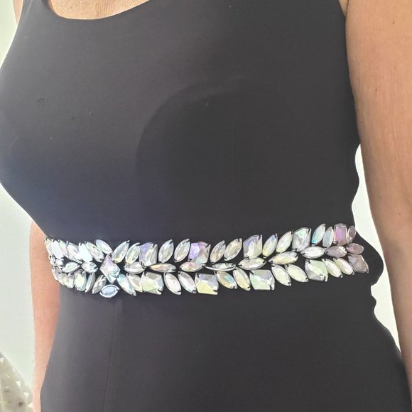 Stunning Open Back Rhinestone Dress - Picture 3 of 16